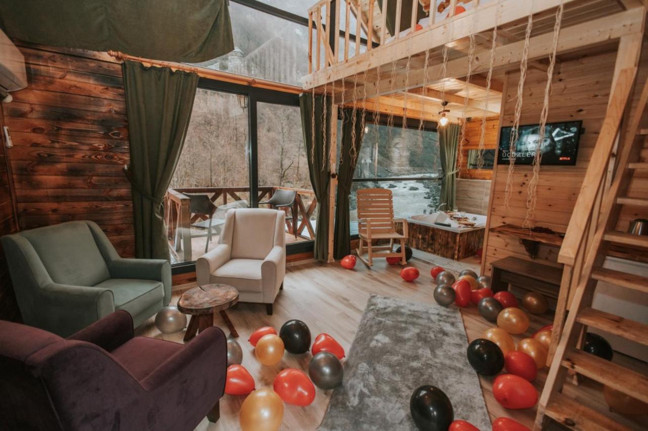 Pinar Suit Bungalow Hotel Ardesen ภายนอก รูปภาพ
